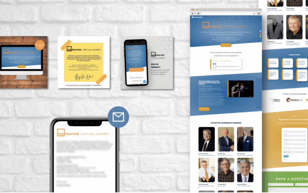 Conference Landing Page & Promotional Design